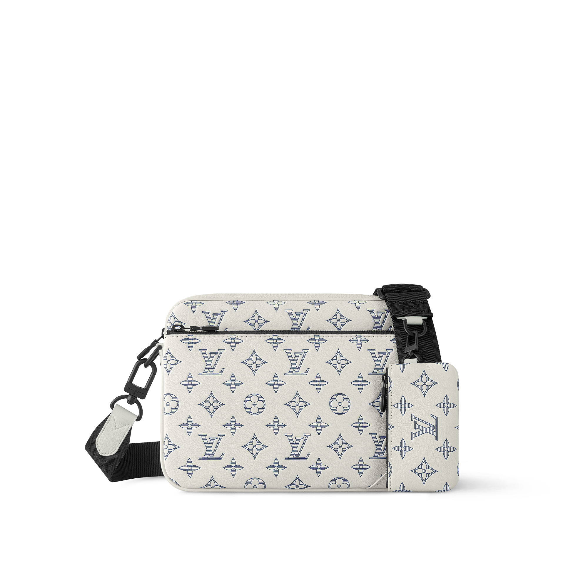 Louis vuitton white crossbody on sale